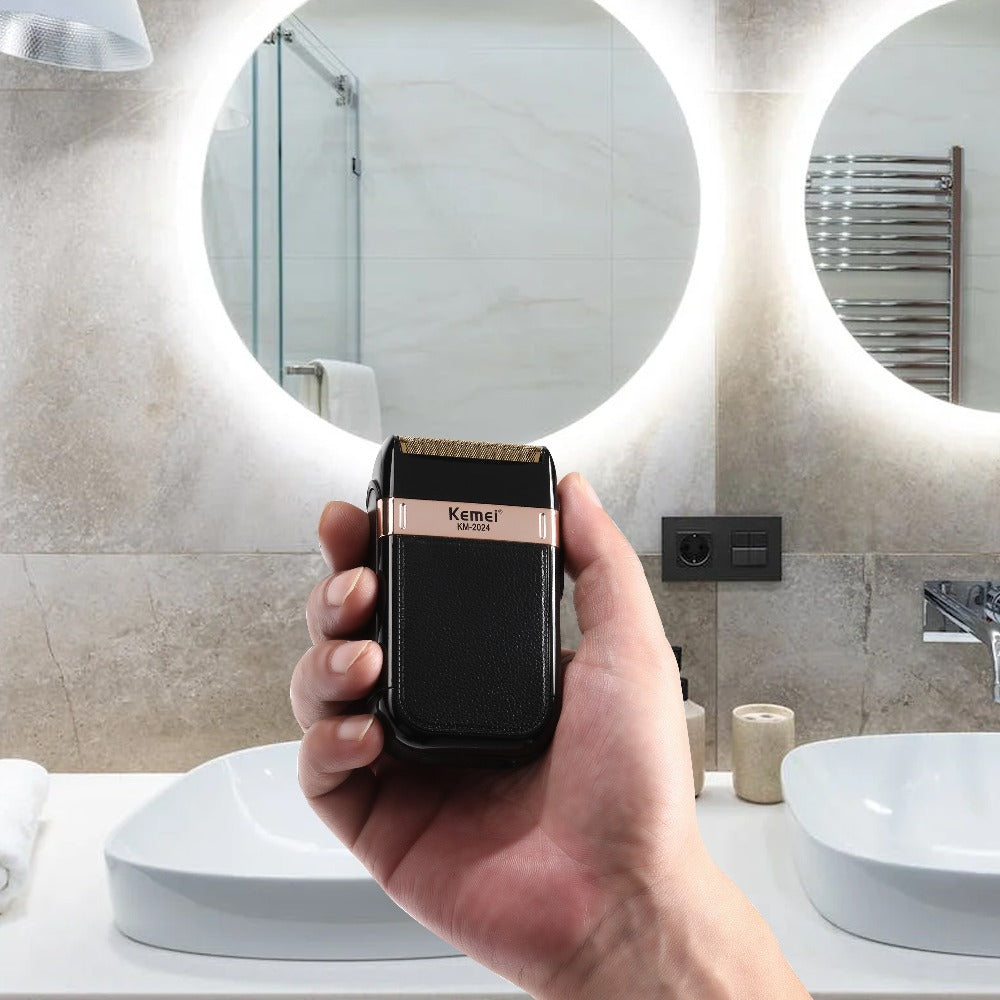 Men's Rotary Electric Shaver USB Rechargeable Long Battery Life Cordless Wet Dry Razor Close Shave Beard Grooming Tool Father's Day Gift