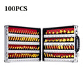 Carbide Router Bit Set 15 100PCS 1/4 Inch Shank Multi-Purpose Milling Carving Bits for Wood Fine Routing Engraving Professional Beginner Woodworking Tool Kit