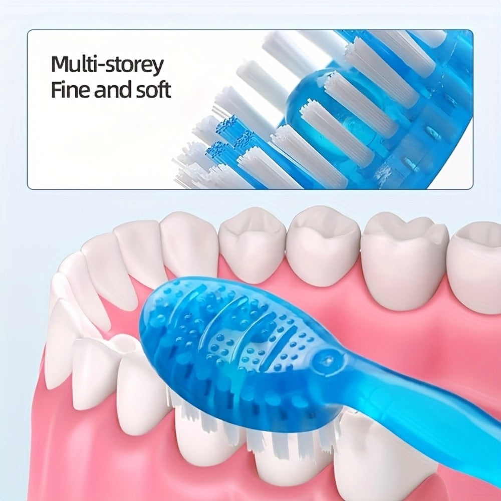 Disposable Toothbrush 24-Pack ¨C Mini Beads No-Rinse Travel Toothbrush, Mixed Flavors, Portable Oral Care Kit for Outdoor Travel, Camping, Hotels, Dating & Parties, Fresh Breath On the Go (2 Bags ¡Á 12pcs)