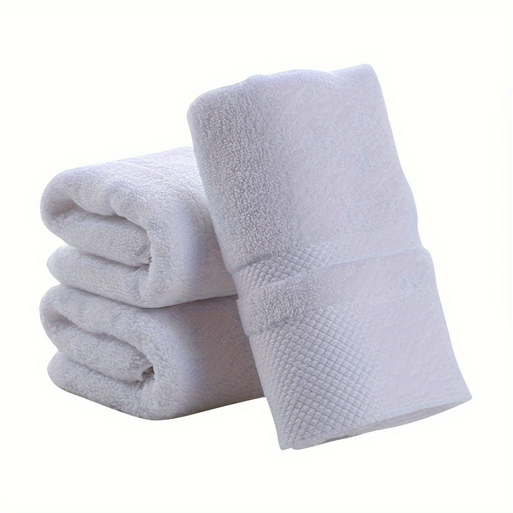 100% Cotton Bath Towel 500GSM Ultra Absorbent Soft Quick Dry Thick Hand Towel for Bathroom Gym Machine Washable Khaki Purple Blue Gray Green White 6-Pack Colorful