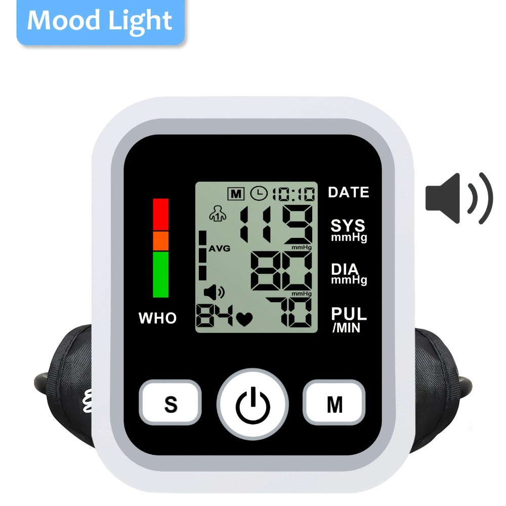 Upper Arm Blood Pressure Monitor ¨C Large LCD, Voice Broadcast, Heart Rate & Irregular Heartbeat Detection, 2¡Á99 Memory, 8.7¨C14.2¡± Adjustable Cuff, One-Touch Operation for Seniors & Pregnant Women