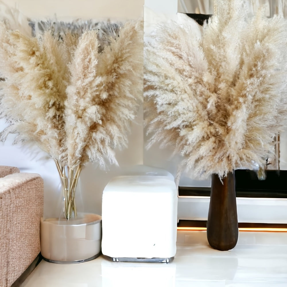 Natural Pampas Grass Decor 40 Inch Tall Dried Pampas Grass Stems for Vase Wedding Boho Farmhouse Home Decor Living Room Floor Arrangement