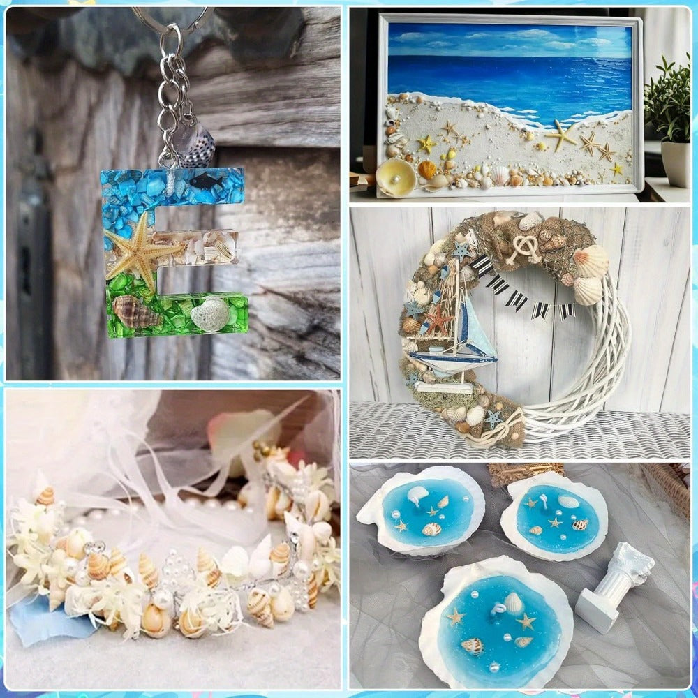 Tiny Seashells Starfish Bulk Set Beach Decor Crafts Vase Filler