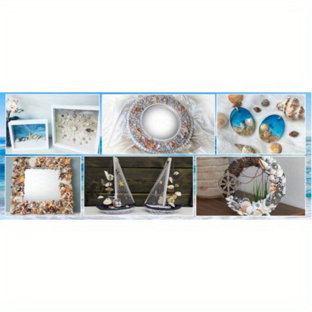 Tiny Seashells Starfish Bulk Set Beach Decor Crafts Vase Filler
