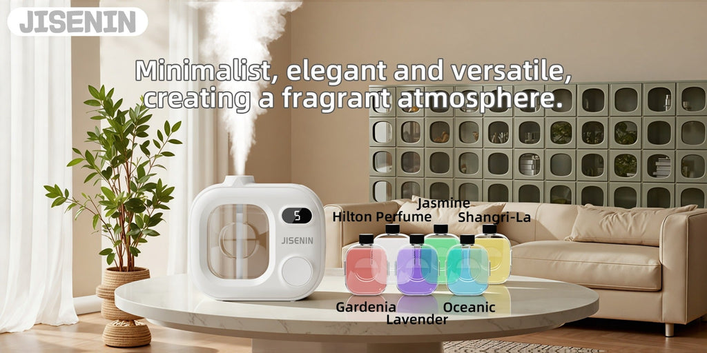 Essential Oil Diffuser Waterless Hanging Diffuser 5 Spray Modes 500mAh Rechargeable with Essential Oil Sets for Bedroom Office Hotel Kitchen Bathroom Desk Decor Aromatherapy Gift