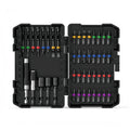 Impact Screwdriver Bit Set 45-Piece ¨C Heavy-Duty Torx, Phillips, Flat & Square Bits with Storage Box, Compatible with Impact Drivers for Automotive, Home Repair & DIY Projects