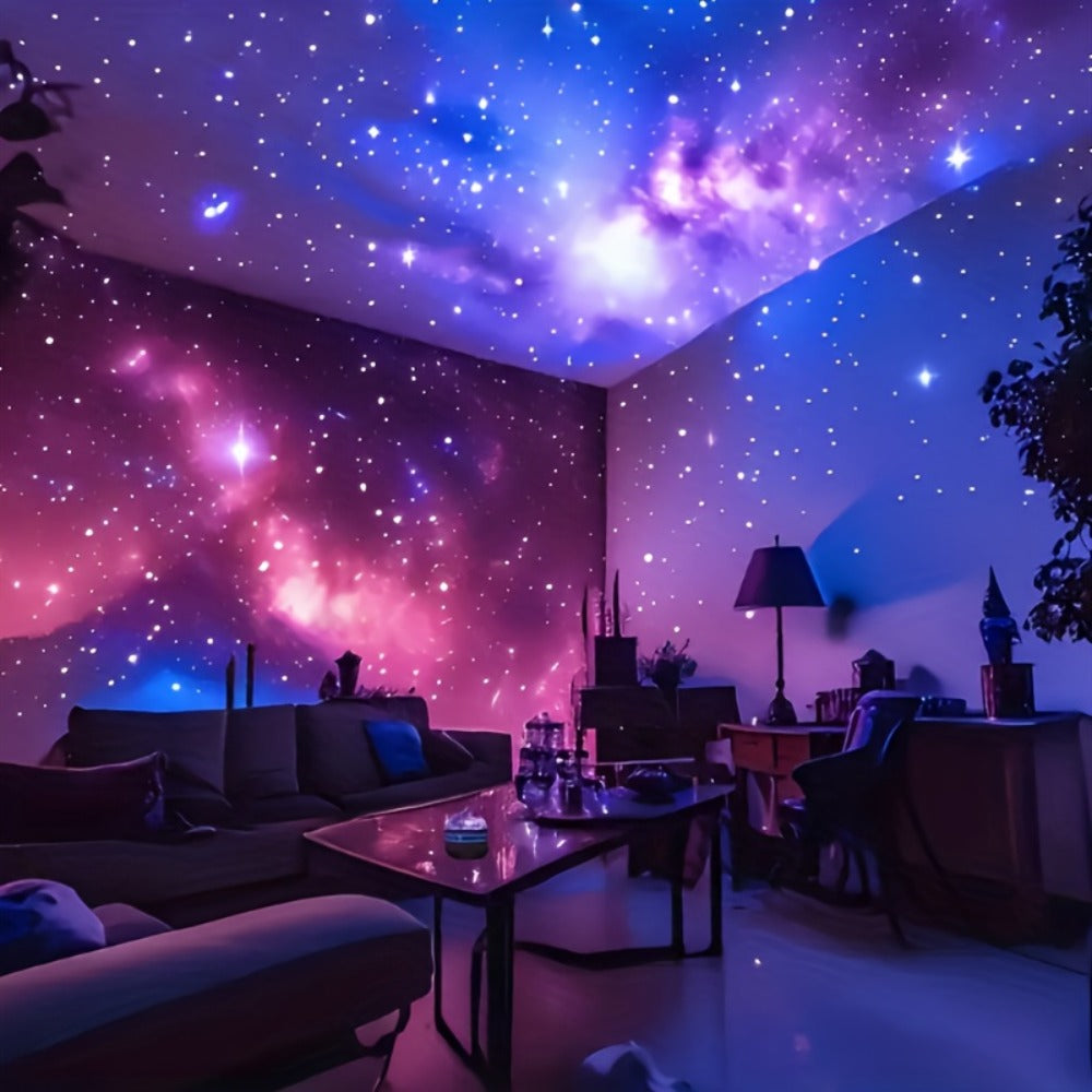 Galaxy Projector Night Light Aurora Projection Magic Ball Remote Control Multicolor Nebula LED USB Powered Dimmable for Bedroom Living Room Party Home Decor Christmas Valentine Gift