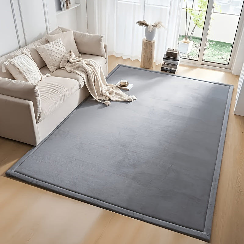 Memory Foam Area Rug Tatami Mat Non-Slip Coral Velvet Floor Mat for Living Room Bedroom Kids Playroom Yoga ¡ª Multiple Sizes & Colors