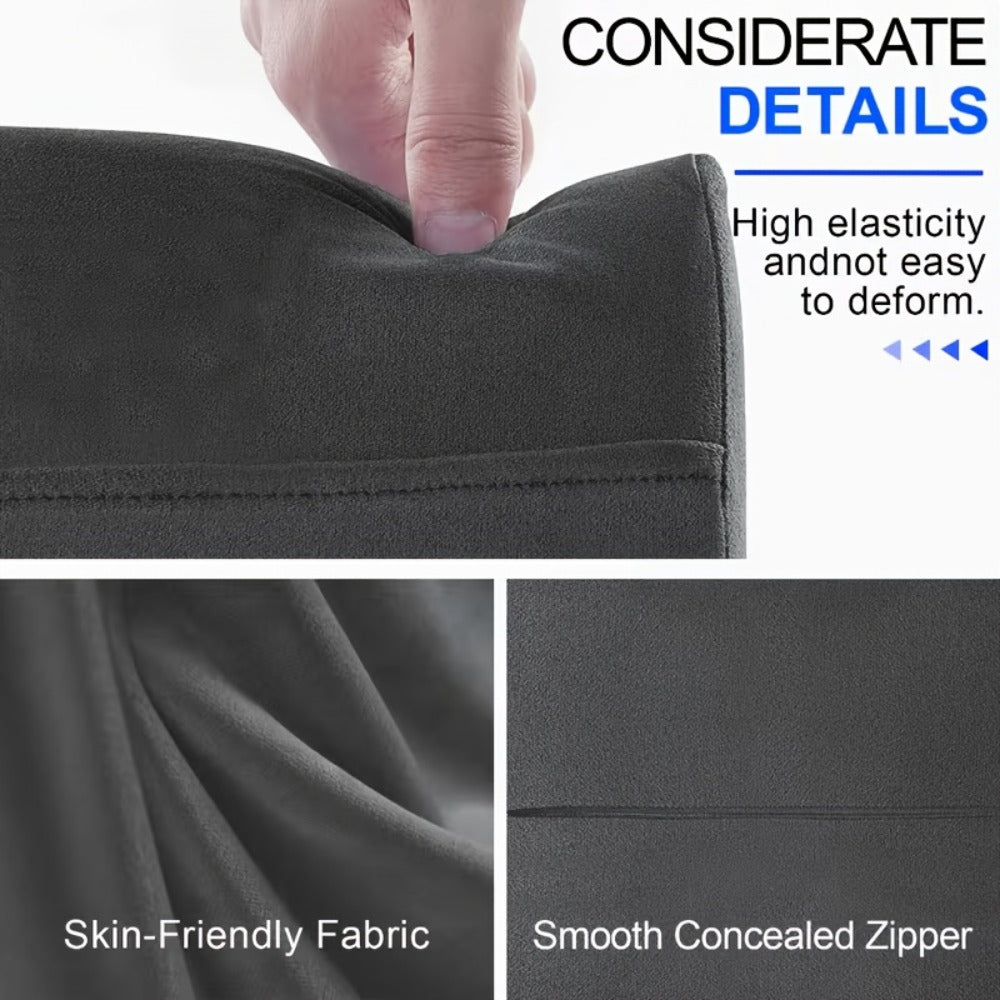 Tablet Pillow Stand Lap Bed Holder ¨C Hands-Free Viewing, Foldable, Washable Cover, Fits iPad iPhone E-Reader