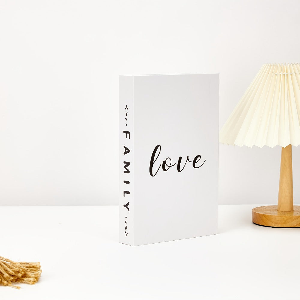 Faux Books Decor Set of 3, Fake Decorative Books for Home Decor Shelf Styling, Industrial Style Artificial Book Props, Modern Minimalist Bookshelf Decoration for Living Room Office
