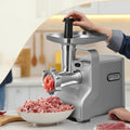 Electric Meat Grinder 5-in-1 with Sausage Stuffer Vegetable Slicer Tomato Juicer Kubbe Kit 3 Grinding Plates 3 Speed Settings 4.5 lbs per Min