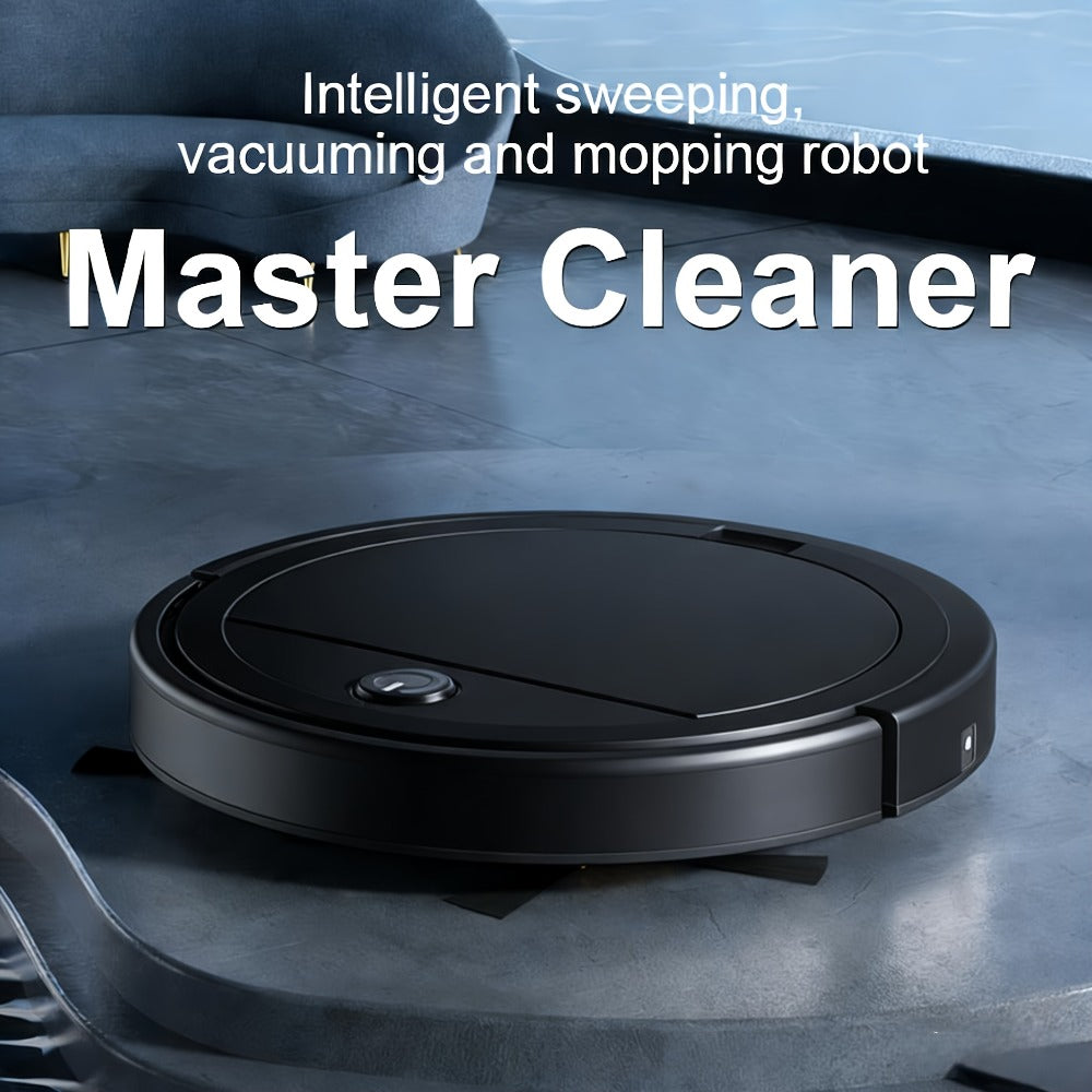 Robot Vacuum Cleaner 3-in-1 ¨C 2000Pa Powerful Suction, 150-Min Runtime, Auto Floor Cleaning for Pet Hair, Dust & Debris, Multi-Functional Robotic Vacuum for Hardwood, Tile & Low-Pile Carpet