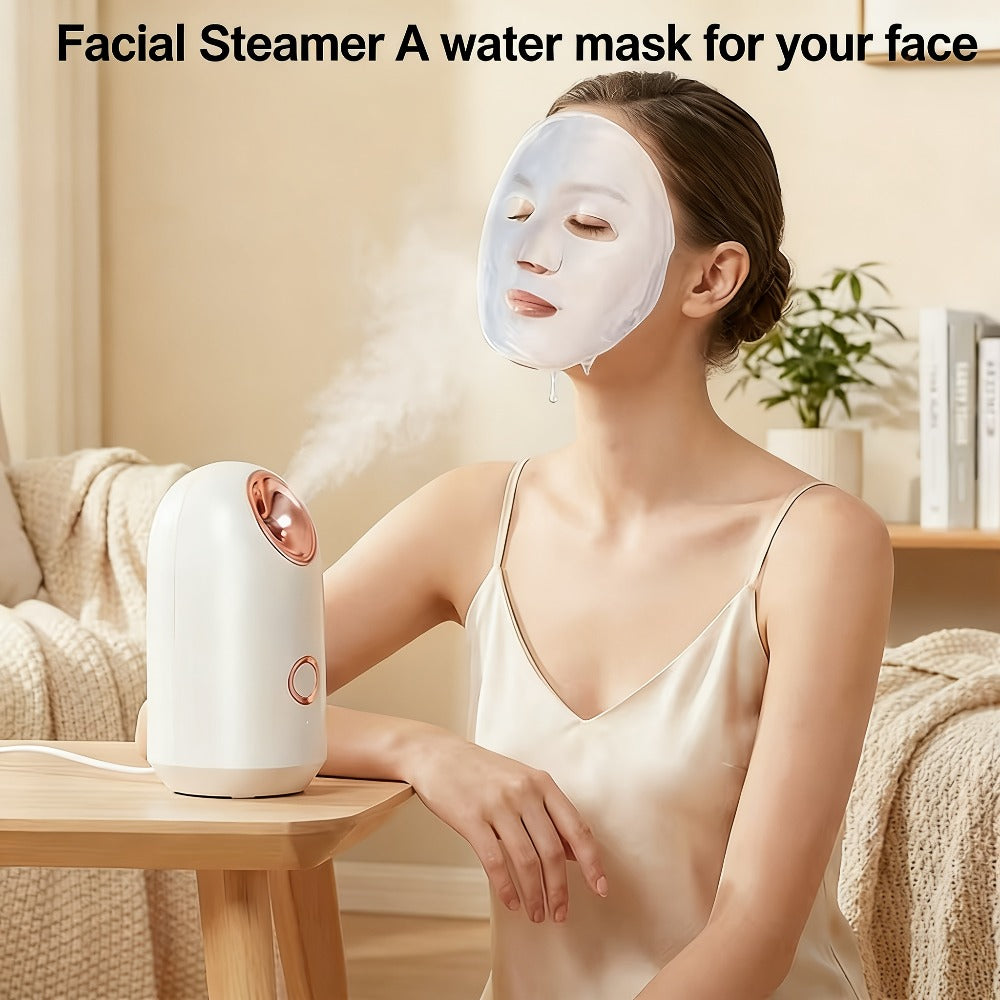 Blackhead Remover & Facial Steamer Combo - Pore Cleansing Home Spa Beauty Device for Dry Skin, Nose & Face Care, Unisex Skin Care Tool - Basic, Deluxe & Flagship Models, Great Gift Idea