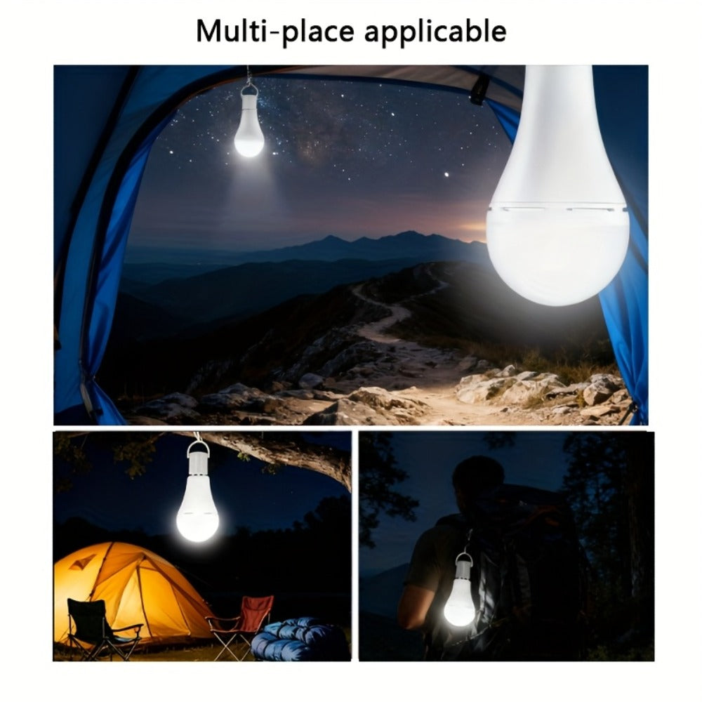 Emergency Light Bulb for Power Outages 2000mAh Rechargeable LED 6000K with Backup Battery ¨C Auto-On Failure Detection, Hangable Emergency Lighting for Home Camping Power Failure, 4 8 12 Pack