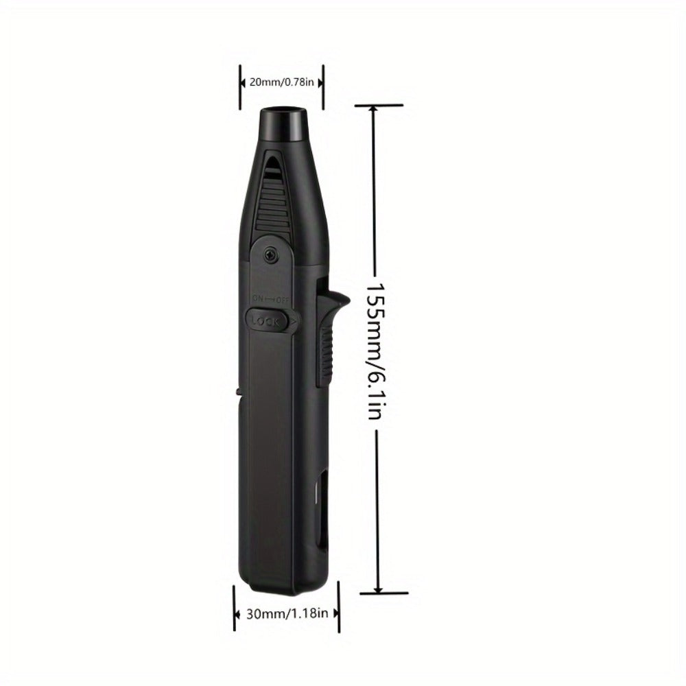 Torch Lighter Set Windproof Jet Flame with Safety Lock & Adjustable Flame - 10/15pcs Long Igniter for Candles, Grill, BBQ & Fireworks | Gift Box | 5 Colors