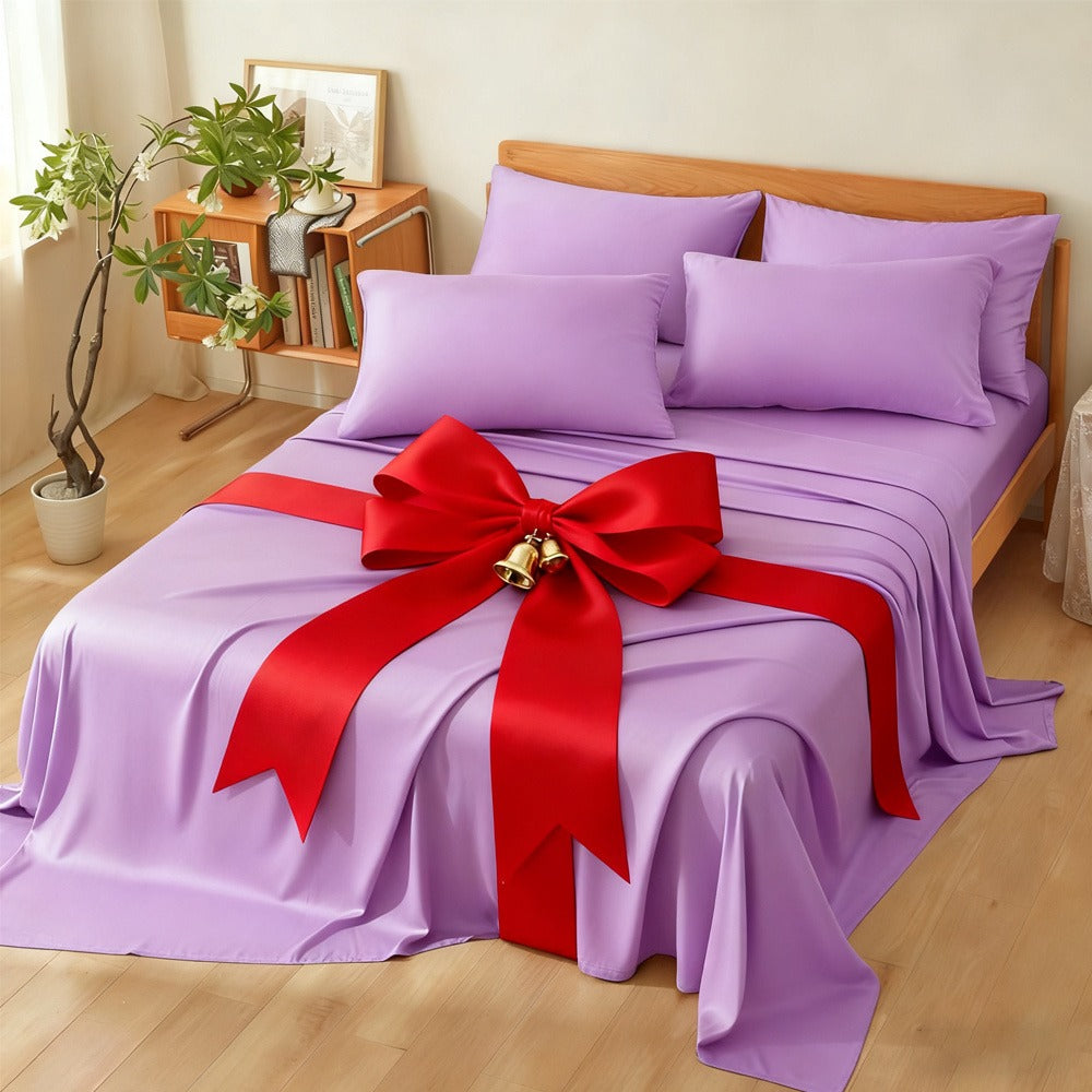 Bamboo Bed Sheet Set Ultra Soft Cooling - 100% Viscose Bamboo Sheets Twin Full Queen King, Breathable Luxury Bedding for Hot Sleepers, Deep Pocket 16 Inch, Hotel Quality, 11 Colors