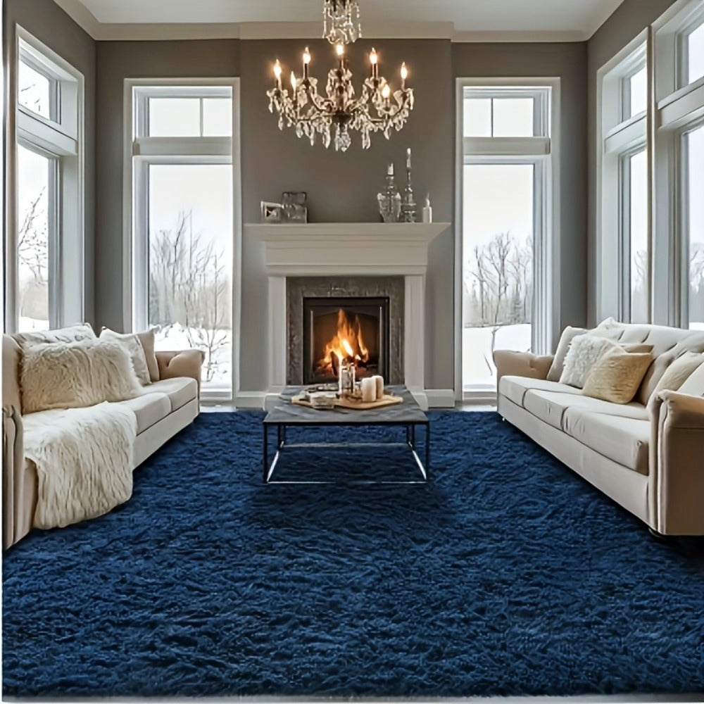 Fluffy Area Rug Large Soft Shag Carpet for Living Room Bedroom ¨C Non-Slip Ultra Thick Plush Floor Mat, Multiple Sizes & Colors, Home Decor