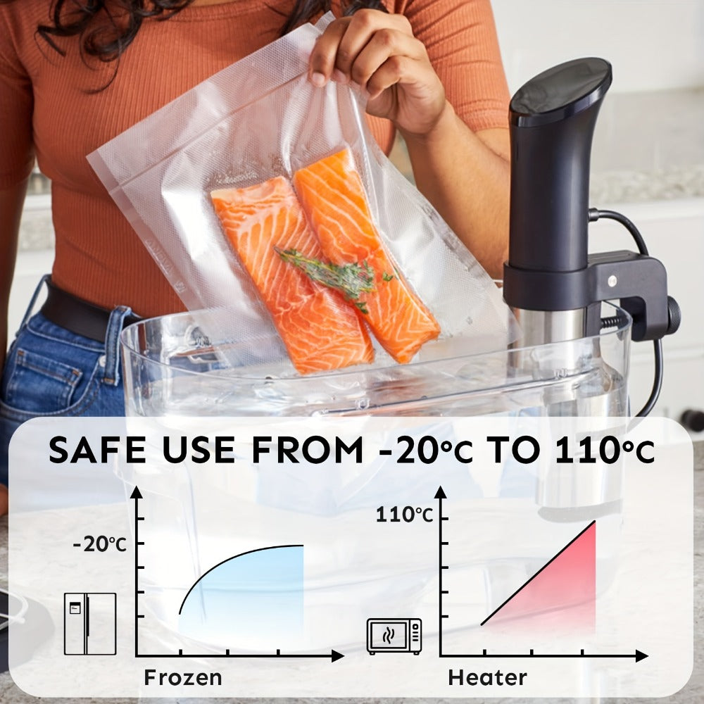 Vacuum Sealed Bags for Food Storage BPA Free Meat Fruits Vegetables Grains Kitchen Organizer