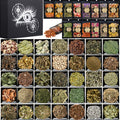 Dried Herbs for Witchcraft 50-Pack ¨C Bulk Dried Flowers & Herb Kit for Wicca Beginners, Pagan Rituals, Magic Spells & Altar Supplies, Candle & Soap Making, Esoteric Witchcraft Gift Set