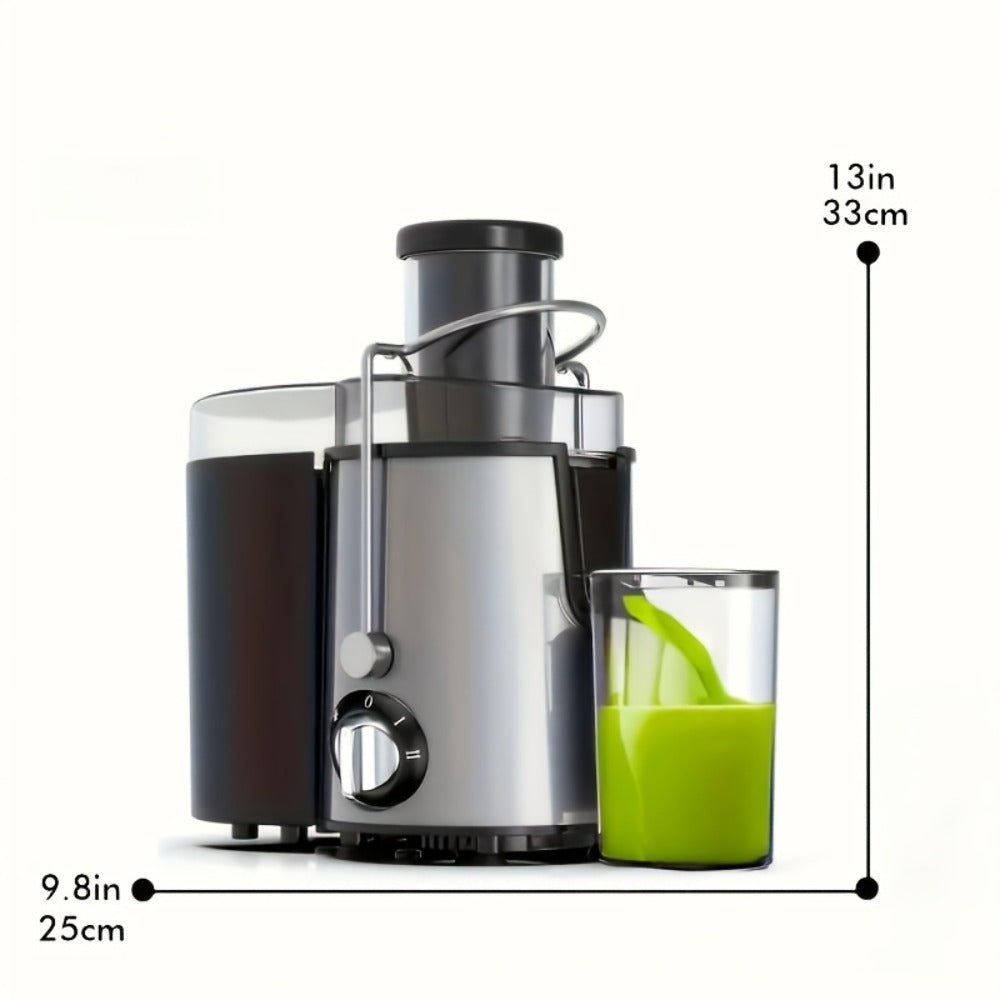 Juicer Machine Wide Mouth Juice Extractor Blender Food Processor 3-Speed Settings Easy Clean One-Touch Operation Multi-function with Detachable Parts for Vegetables Fruits