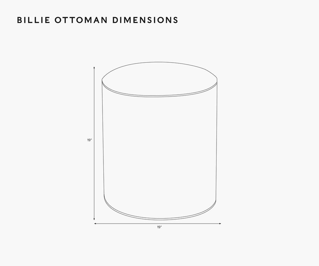 Billie Ottoman - Strawberry Fields