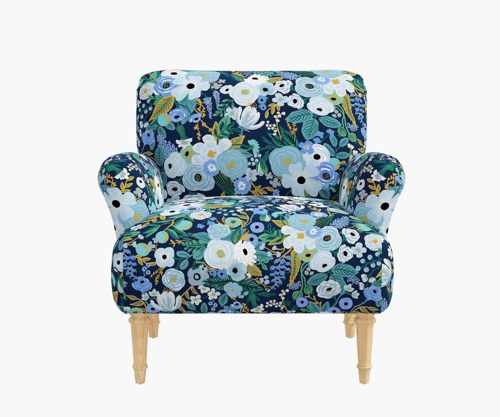 Bristol Armchair - Garden Party Blue
