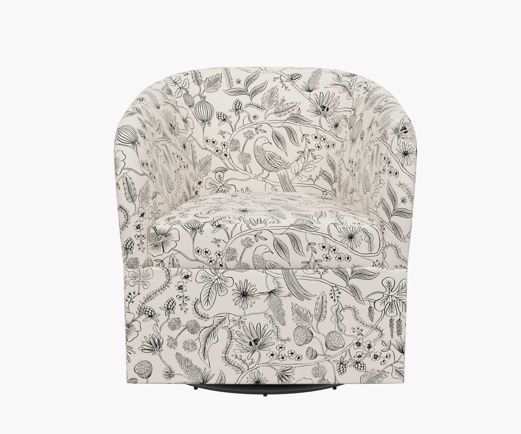 Pembroke Swivel Chair - Aviary