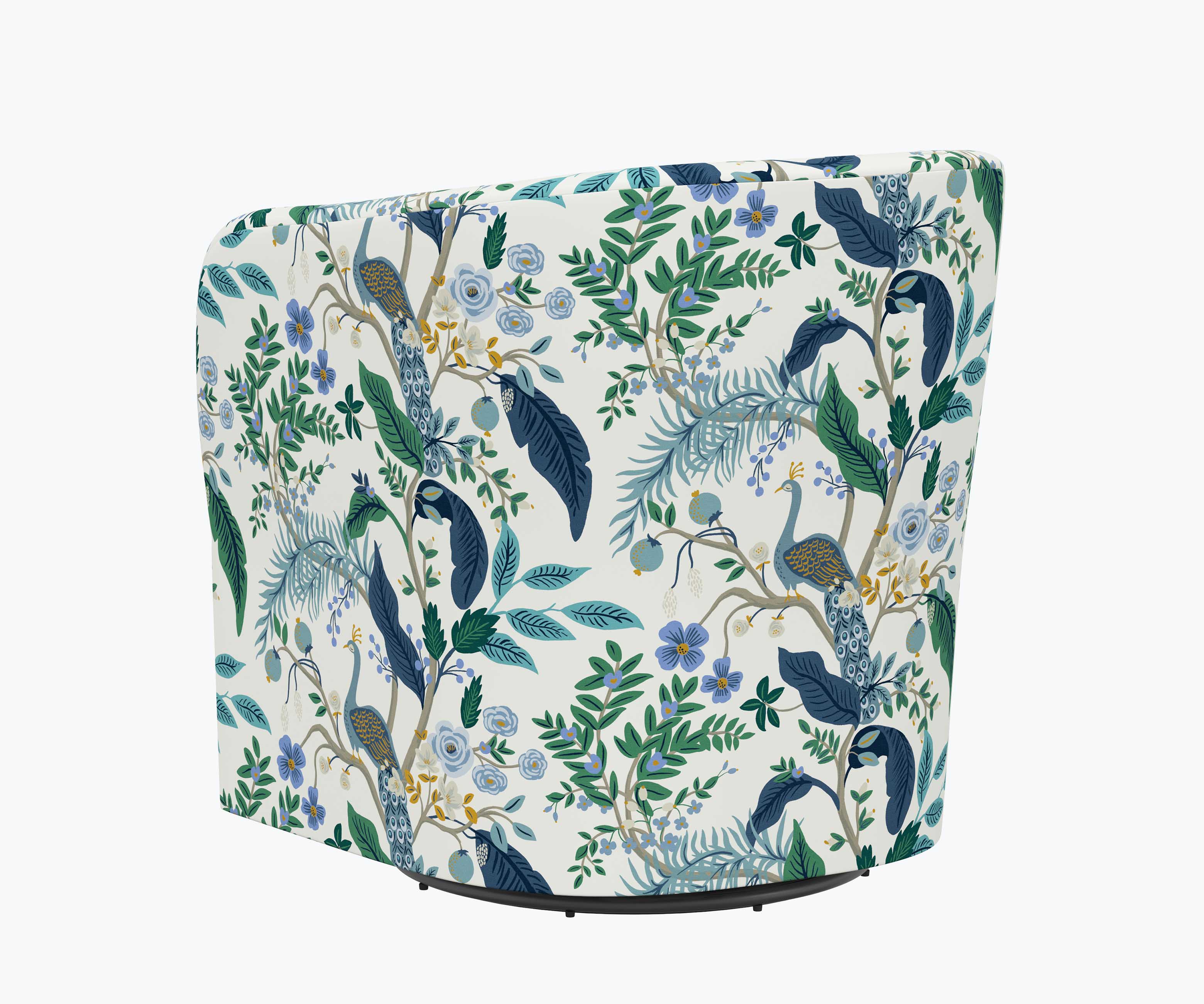 Pembroke Swivel Chair - Peacock