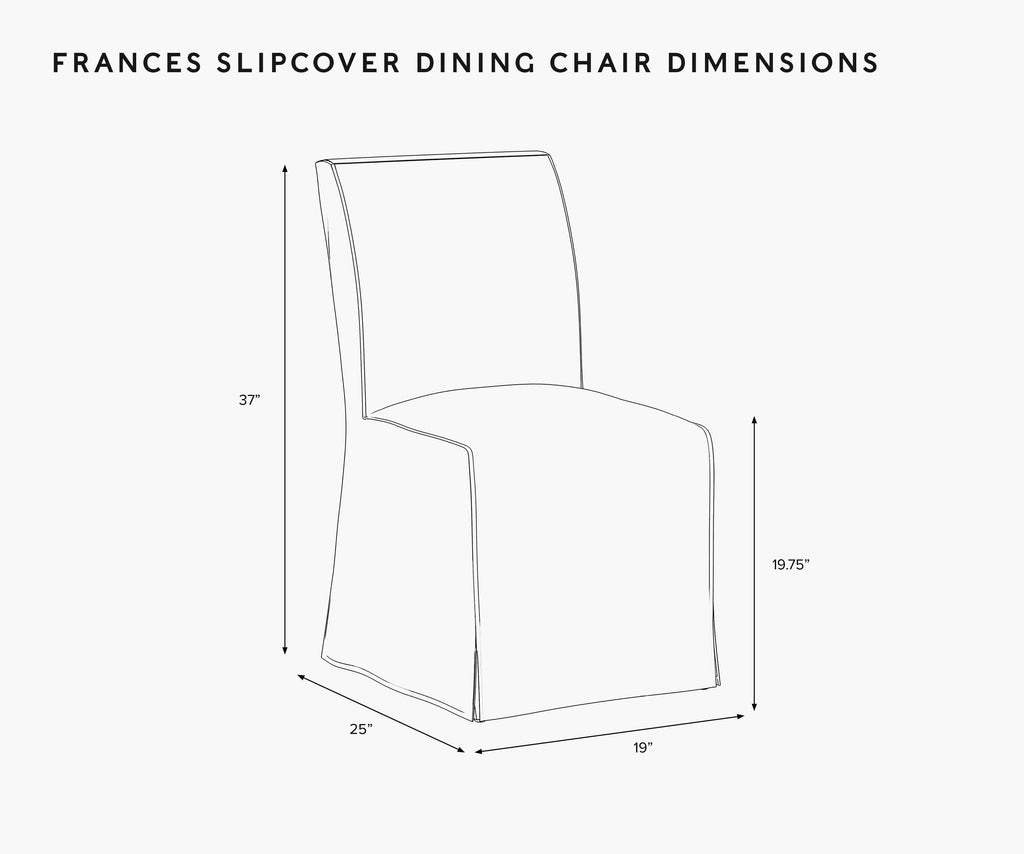 Frances Slipcover Dining Chair - Gracie