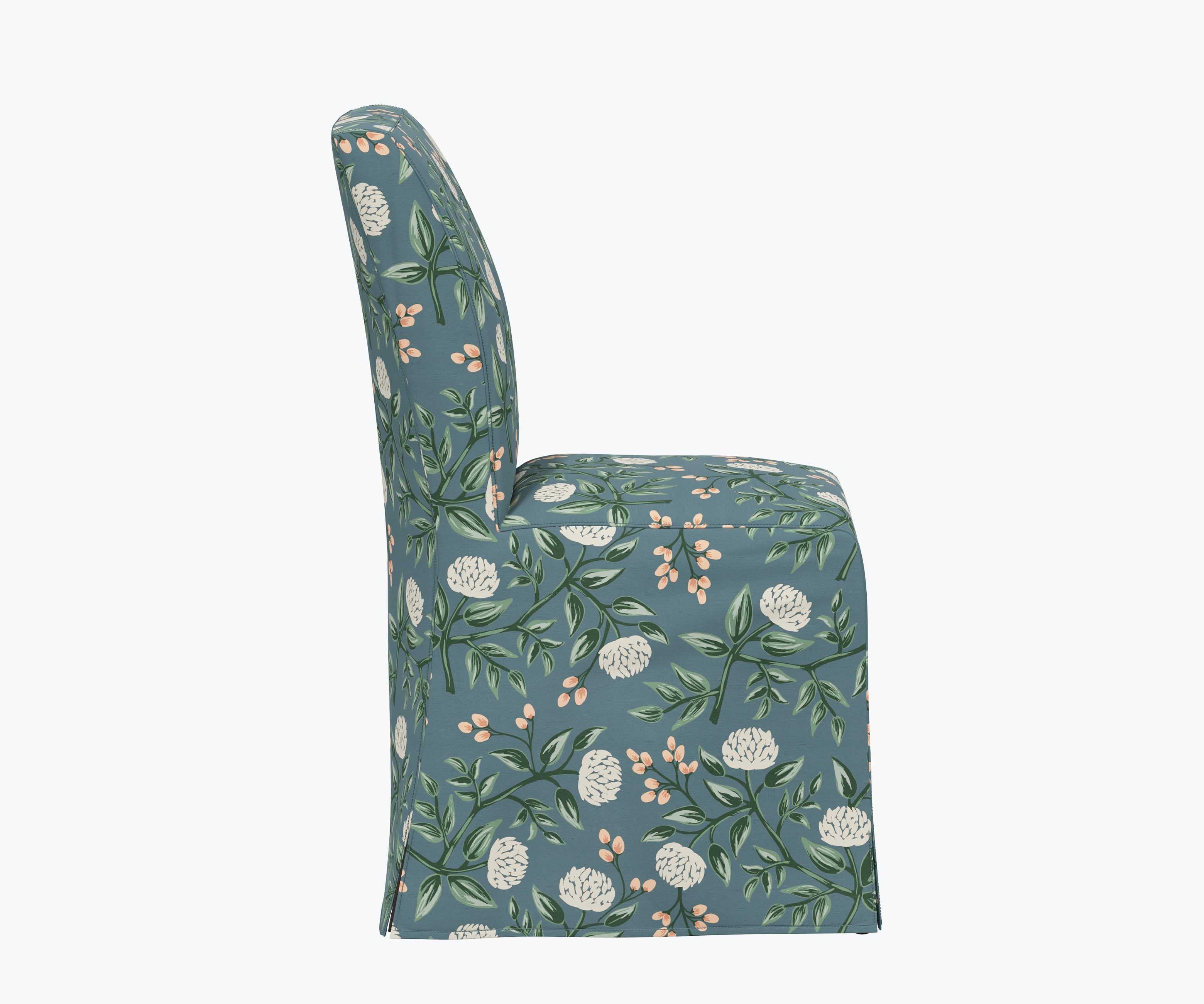 Frances Slipcover Dining Chair - Peonies