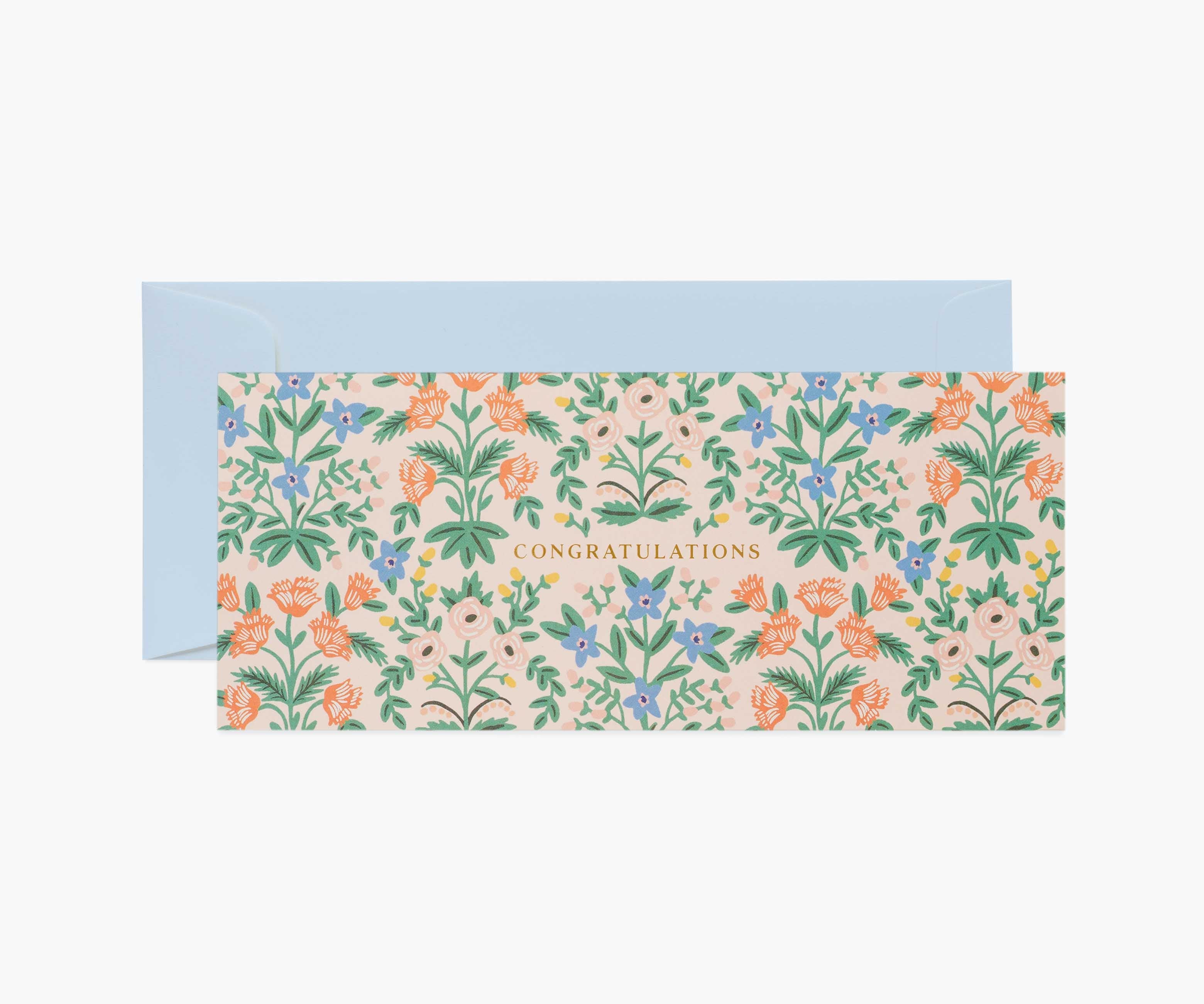 Pastel Lottie Money Holder Congrats Card - Single Card