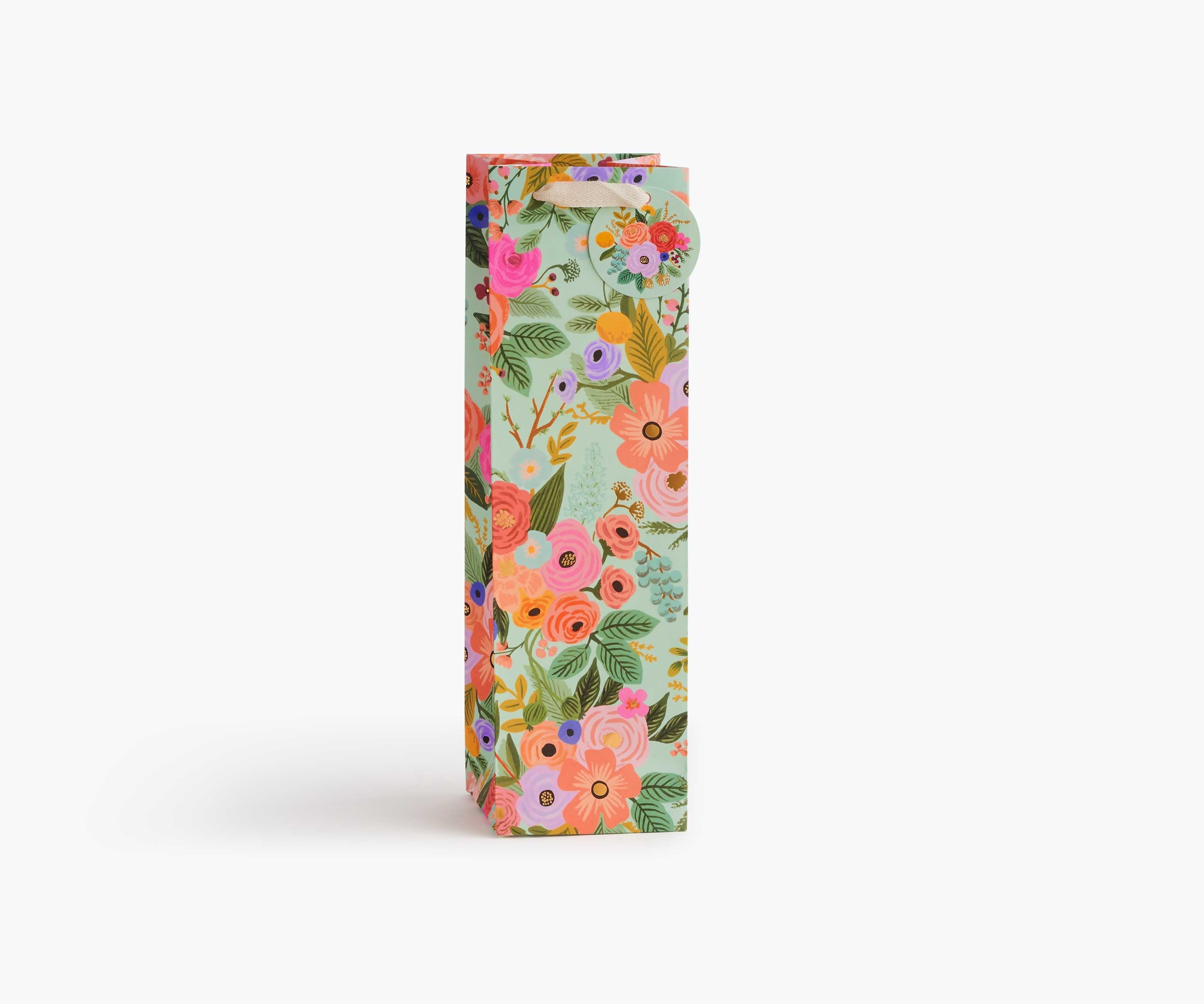 Garden Party Wine Gift Bag