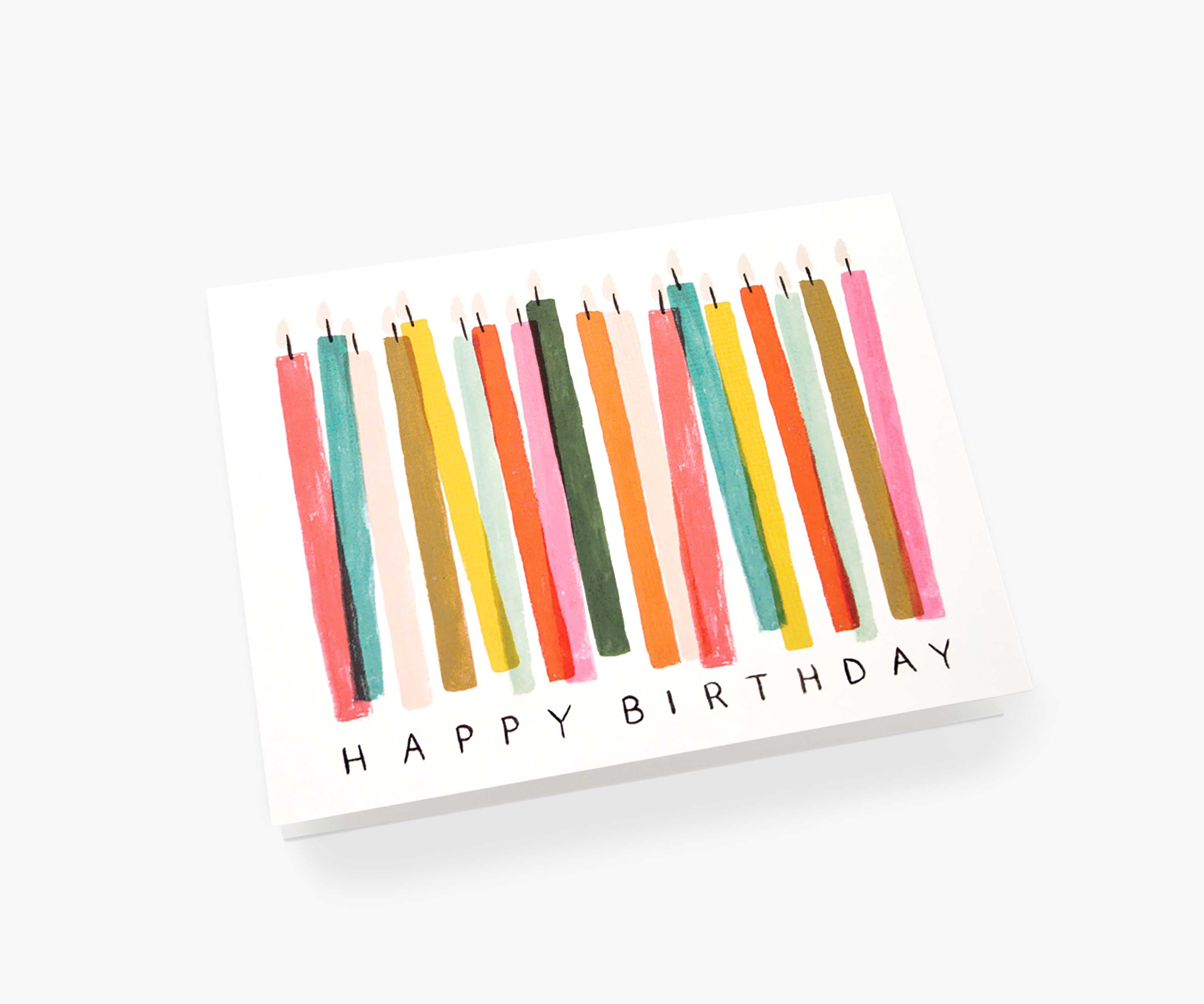 Birthday Candles Birthday Card - Single Card
