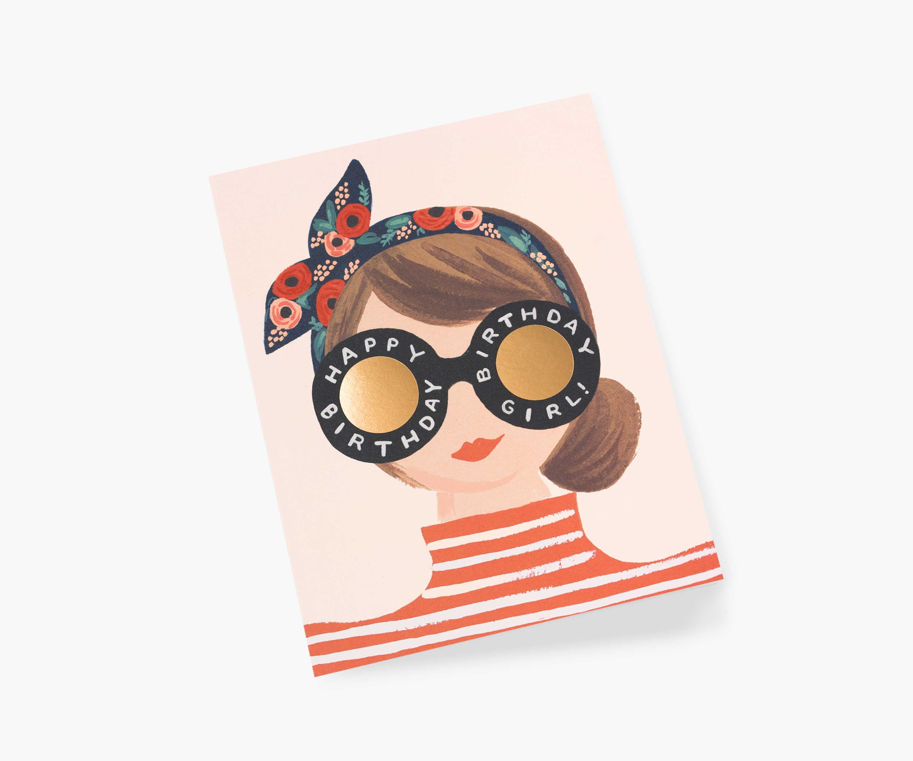 Birthday Girl Birthday Card - Single Card