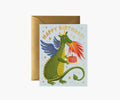 Birthday Dragon Birthday Card - Single Card
