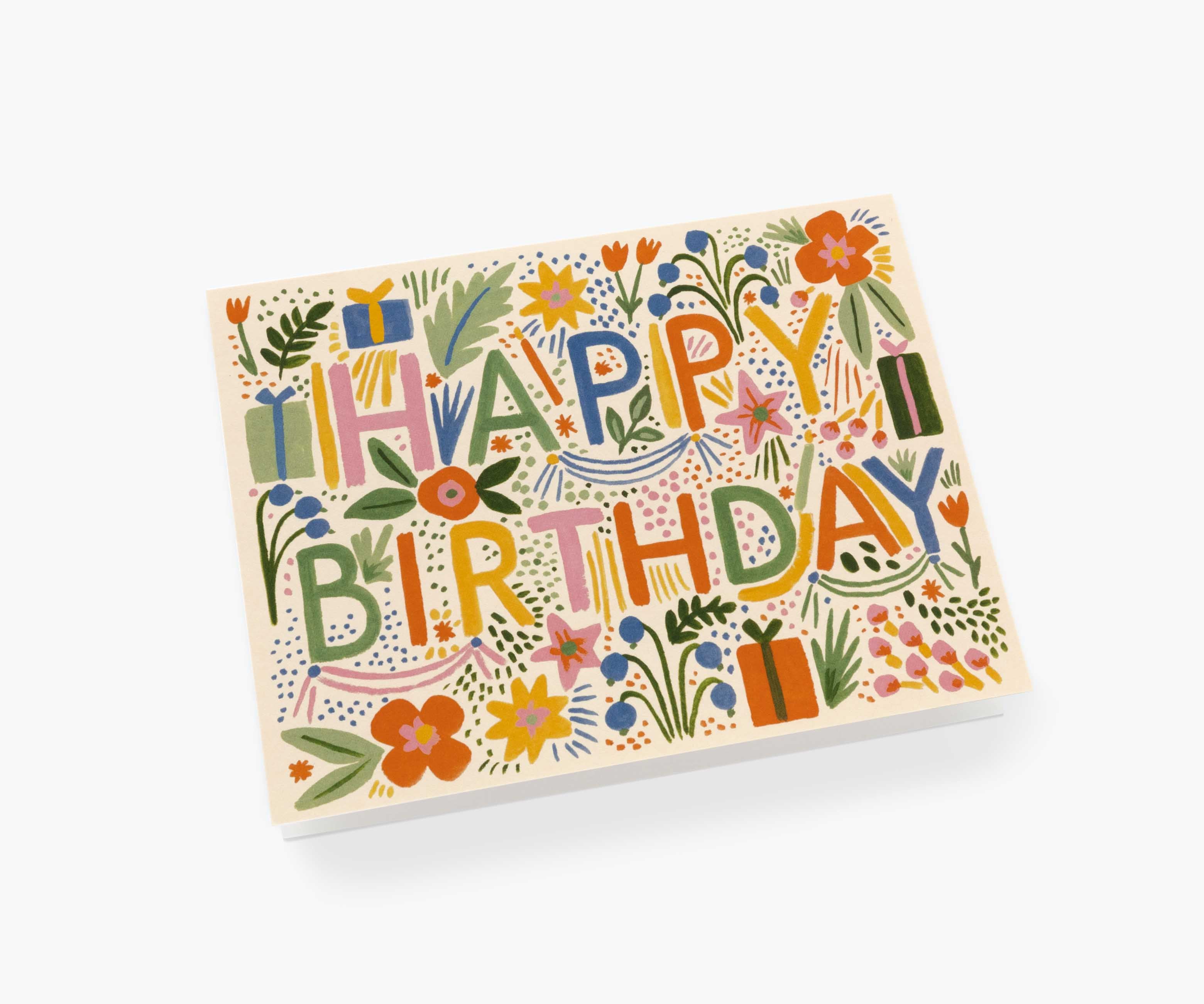 Fiesta Birthday Card - Single Card