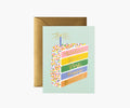 Cake Slice Birthday Card - Single Card