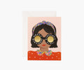 Headband Birthday Girl Birthday Card - Single Card