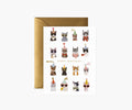 Cool Cats Birthday Card - Single Card