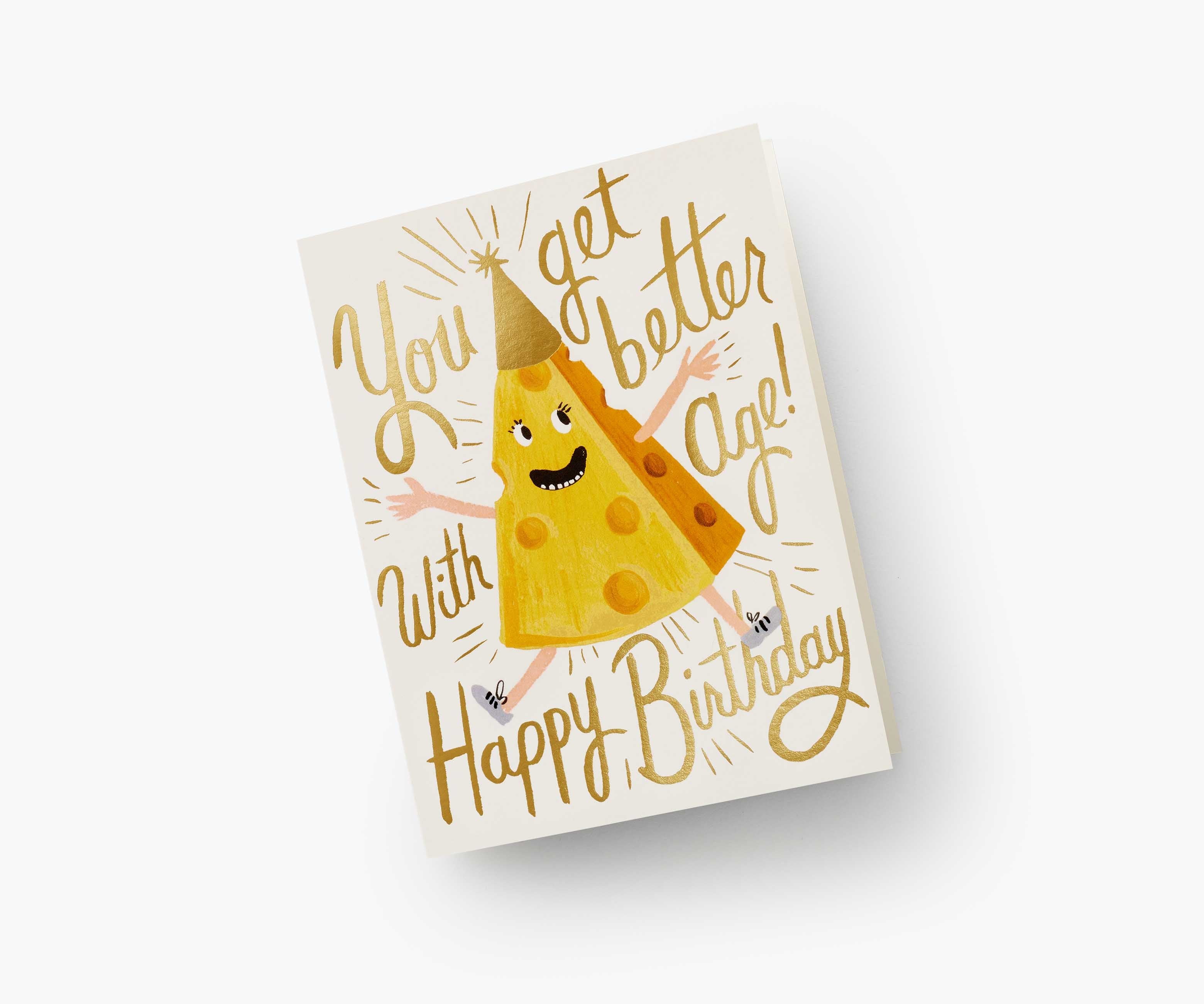 Better With Age Birthday Card - Single Card