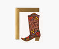 Birthday Boot Birthday Card - Single Card