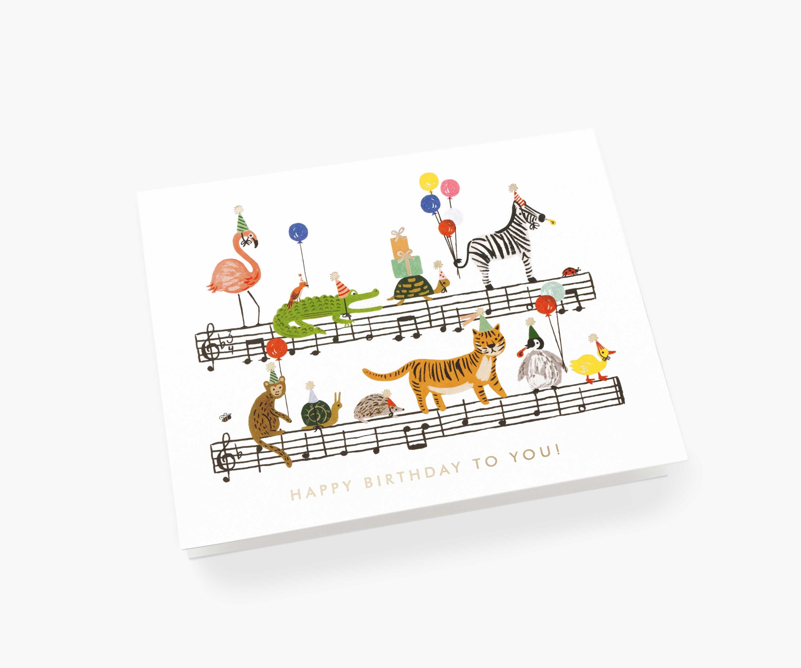 Happy Birthday Song Birthday Card - Single Card