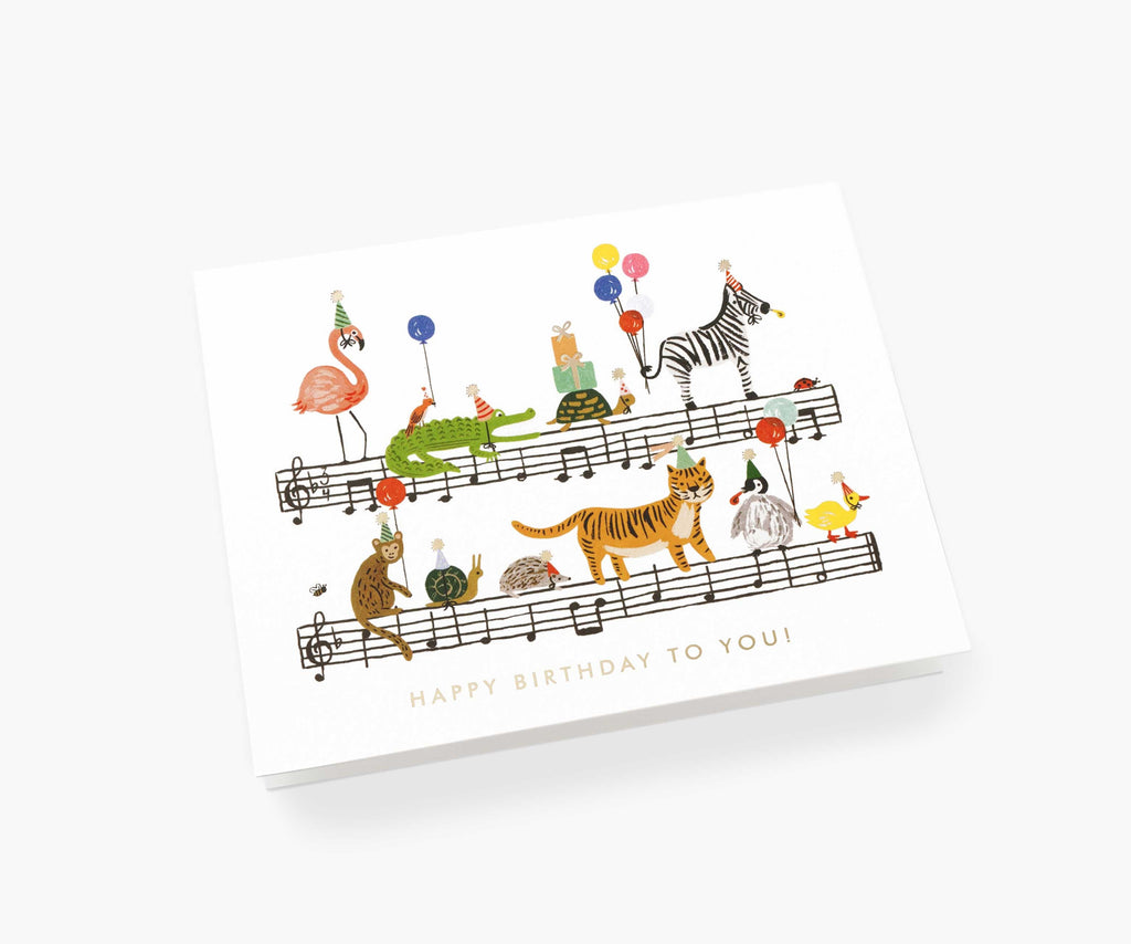 Happy Birthday Song Birthday Cards - Boxed Set