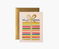 Feliz Birthday Present Birthday Card - Single Card