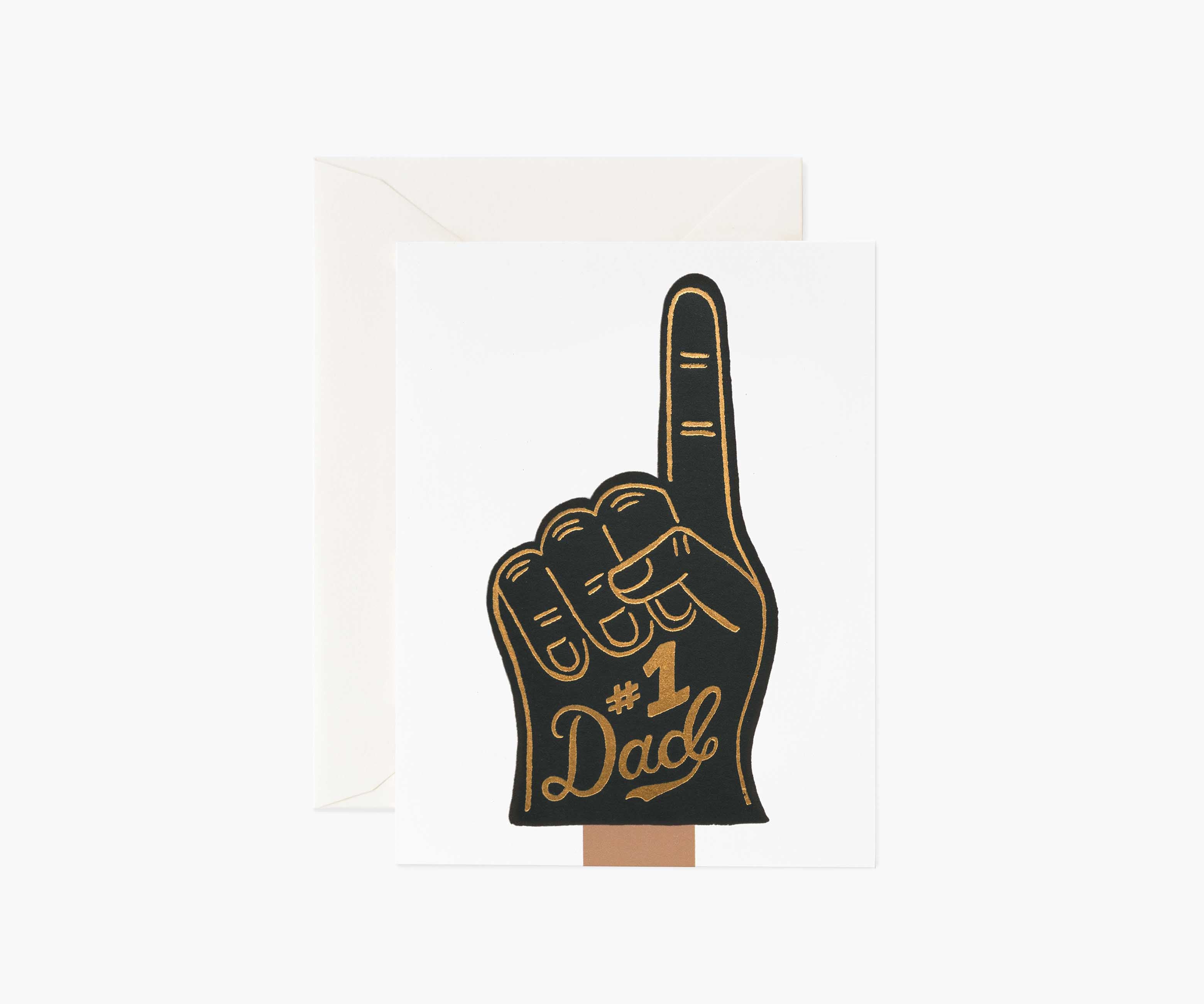 #1 Dad Father's Day Card - Single Card