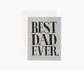 Best Dad Ever Father's Day Card - Single Card