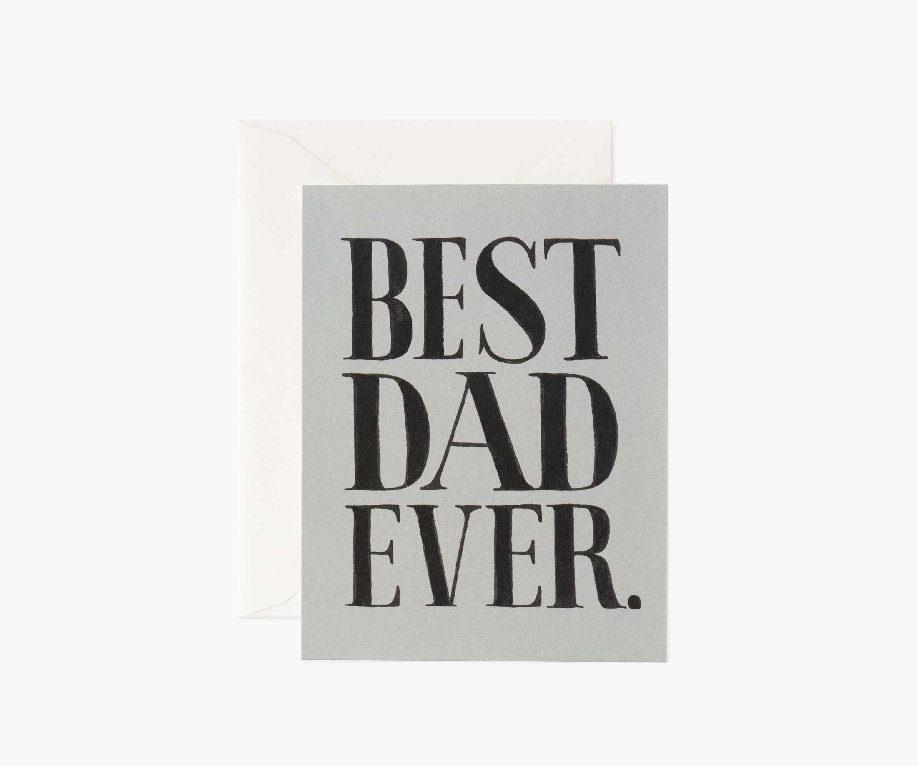 Best Dad Ever Father's Day Card - Single Card