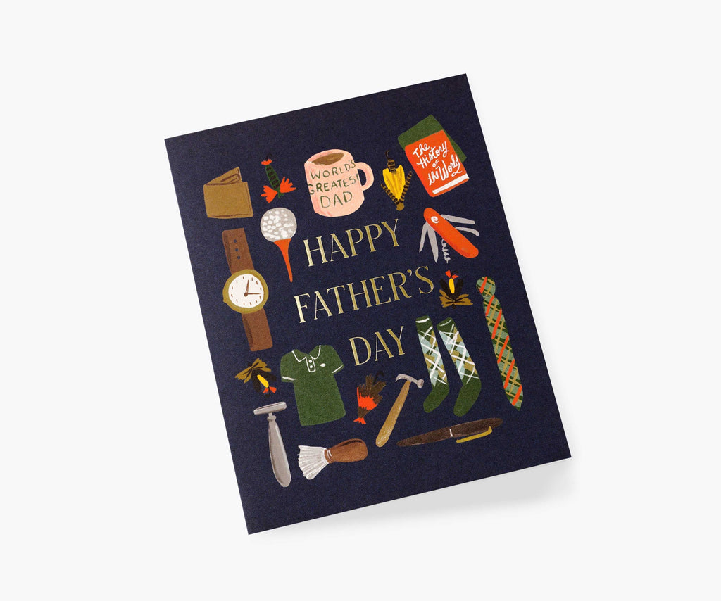 Dad's Favorite Things Father's Day Card - Single Card