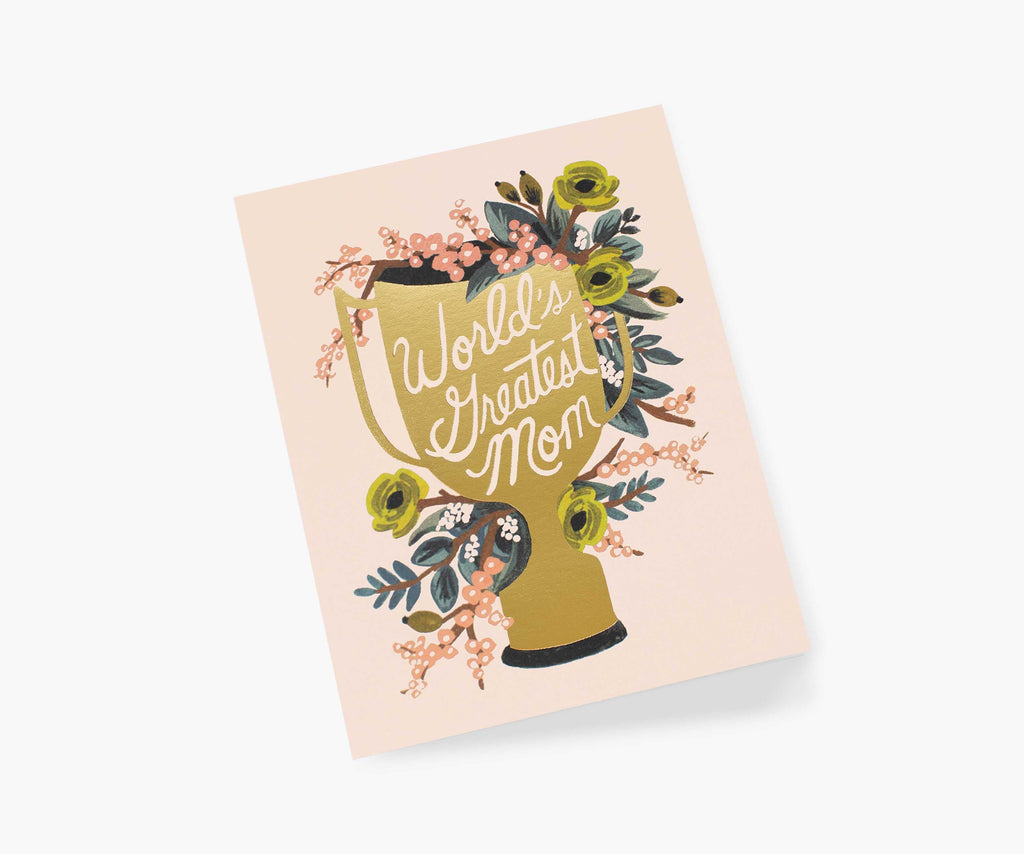 World's Greatest Mom Mother's Day Card - Single Card