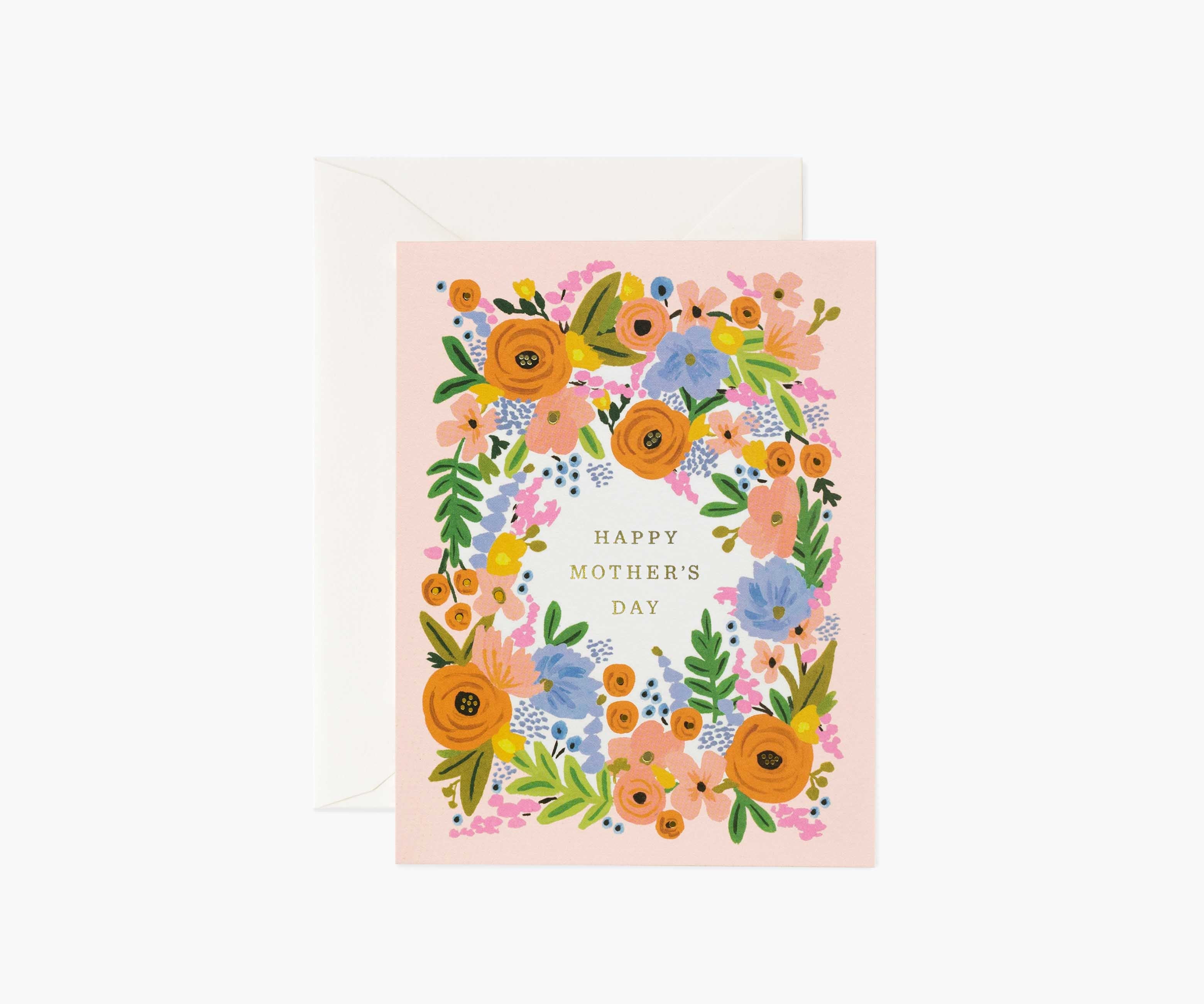 Floral Mother's Day Mother's Day Card - Single Card